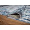 World Rug Gallery Distressed Abstract Blue/Gray/Ivory Runner Rug 2'x7' Runner 2085BLUE2X7 - alternate 5